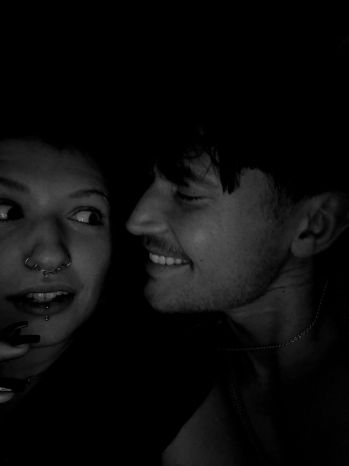 Night selfie, 35mm look